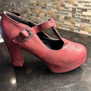 Pixie Cove T-Strap Platform Heels